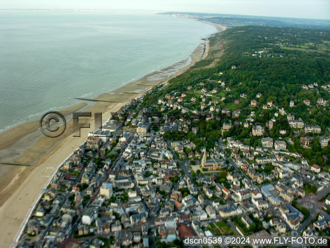 Dives-sur-Mer in Houlgate in the state Calvados, France