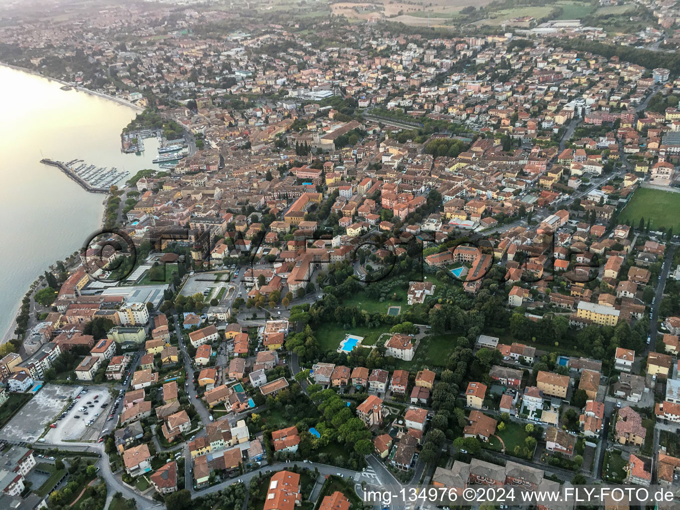 Desenzano del Garda in the state Brescia, Italy