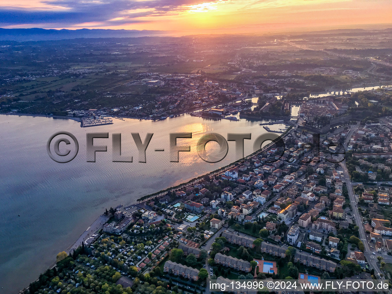 Peschiera del Garda in the state Verona, Italy