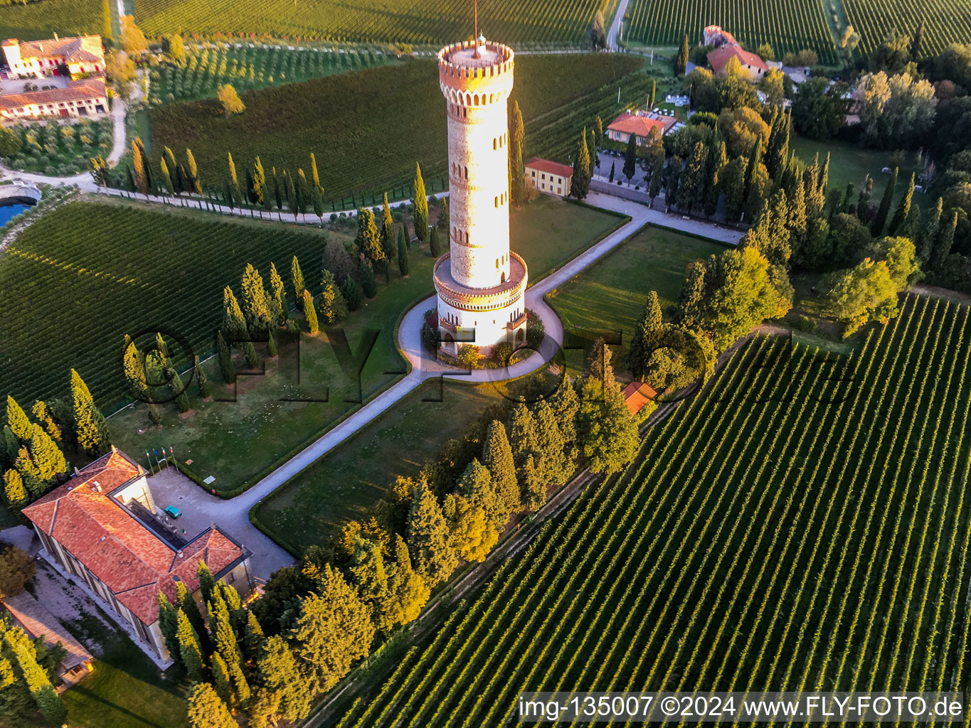 Tower of San Martino della Battaglia from above