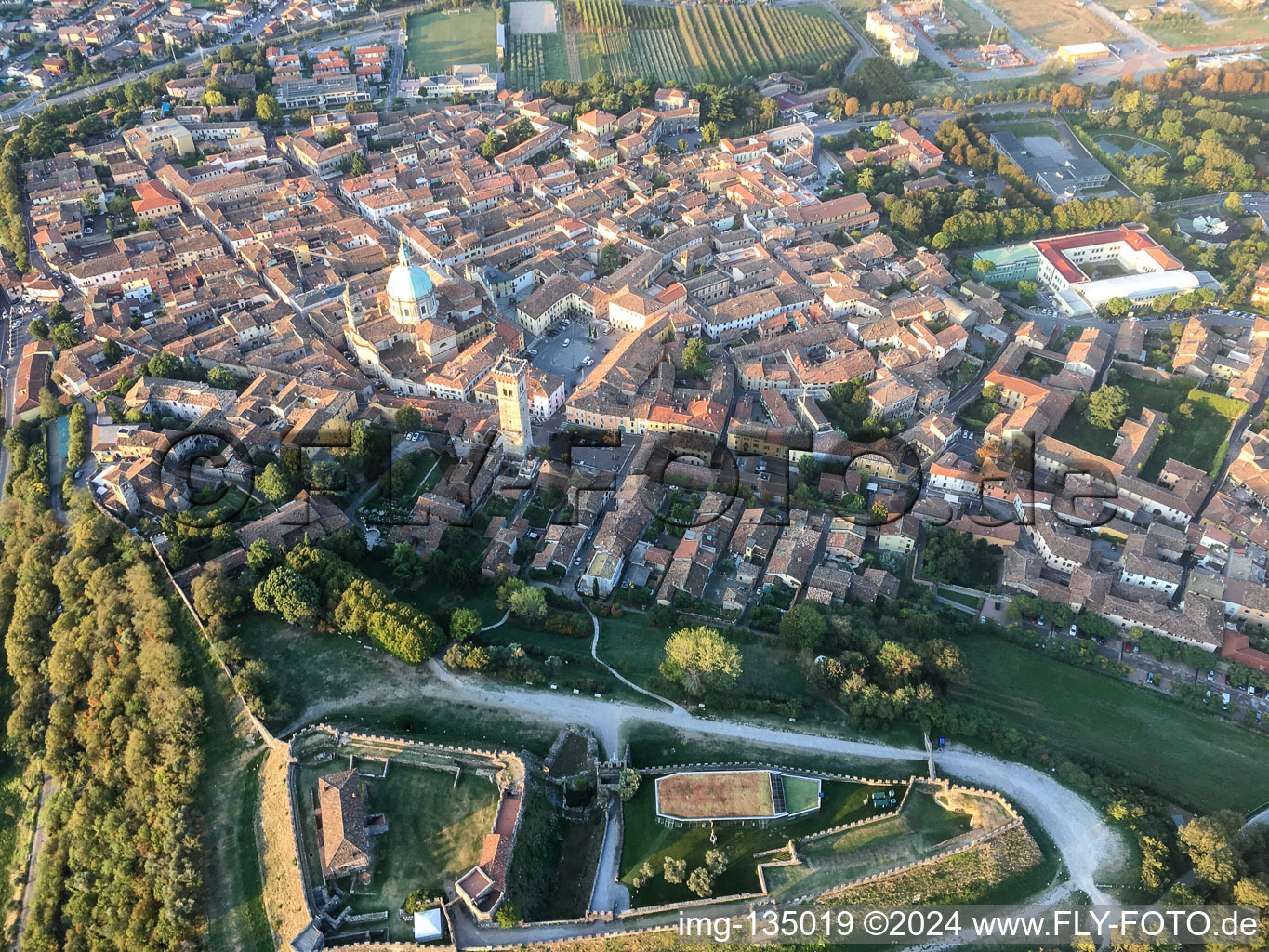 Basilica of San Giovanni Battista in the district Lonato in Lonato del Garda in the state Brescia, Italy