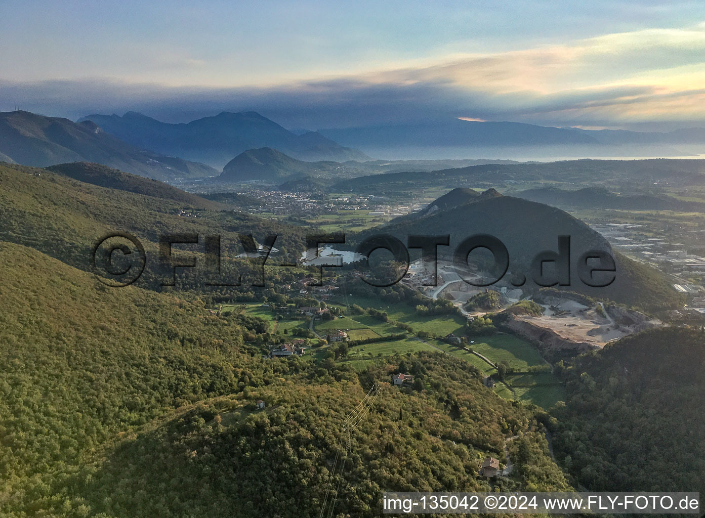 Buco Del Frate in Paitone in the state Brescia, Italy