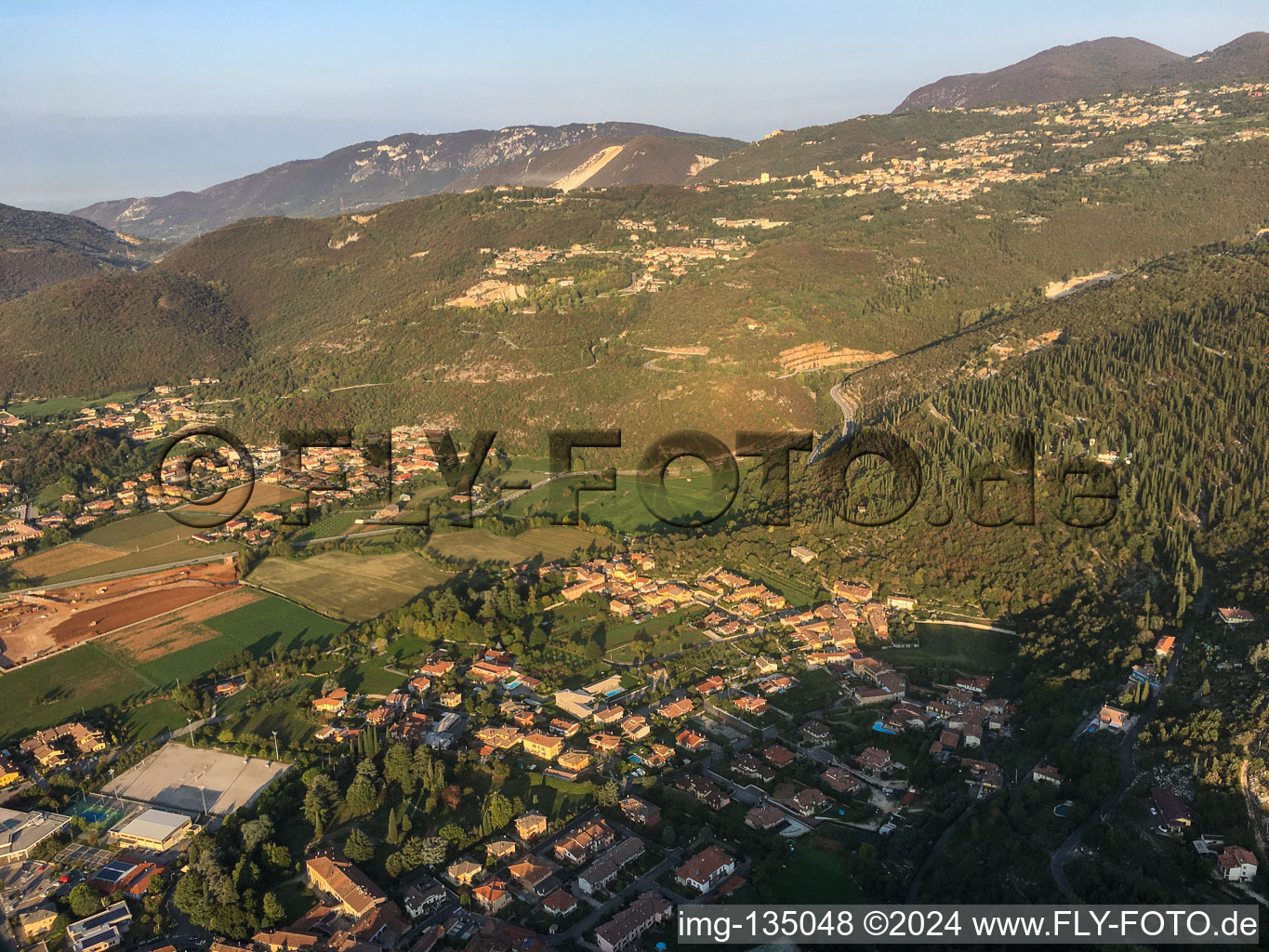 Fontanone Park in Nuvolento in the state Brescia, Italy