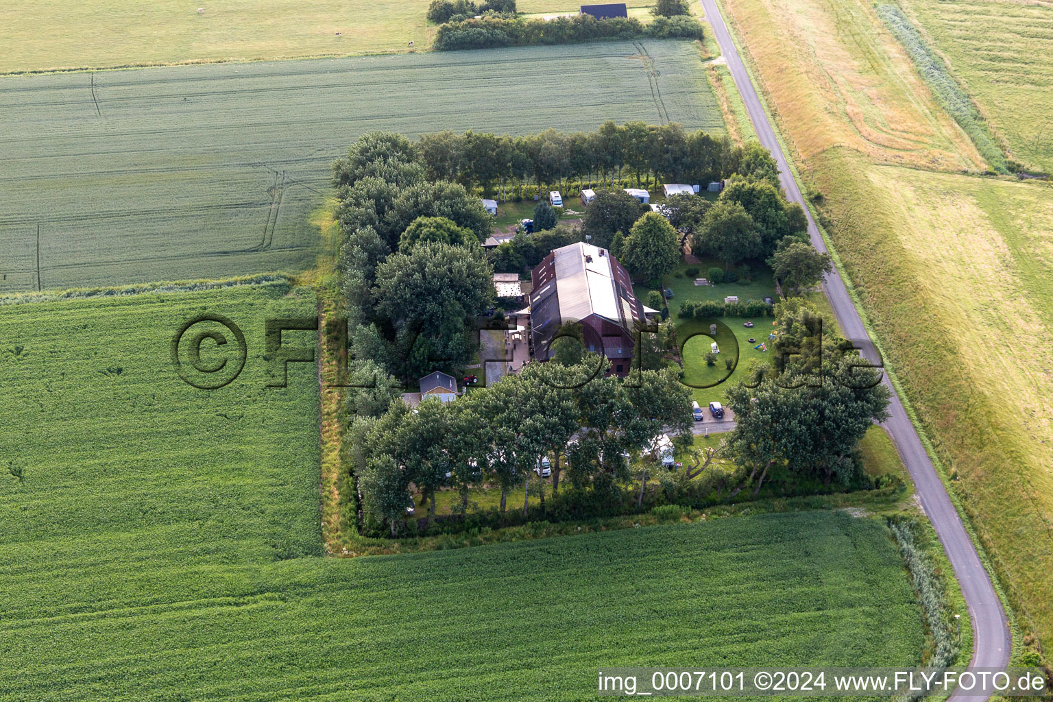 Holiday resort Achtern Diek in the district Barsfleth in Nordermeldorf in the state Schleswig Holstein, Germany