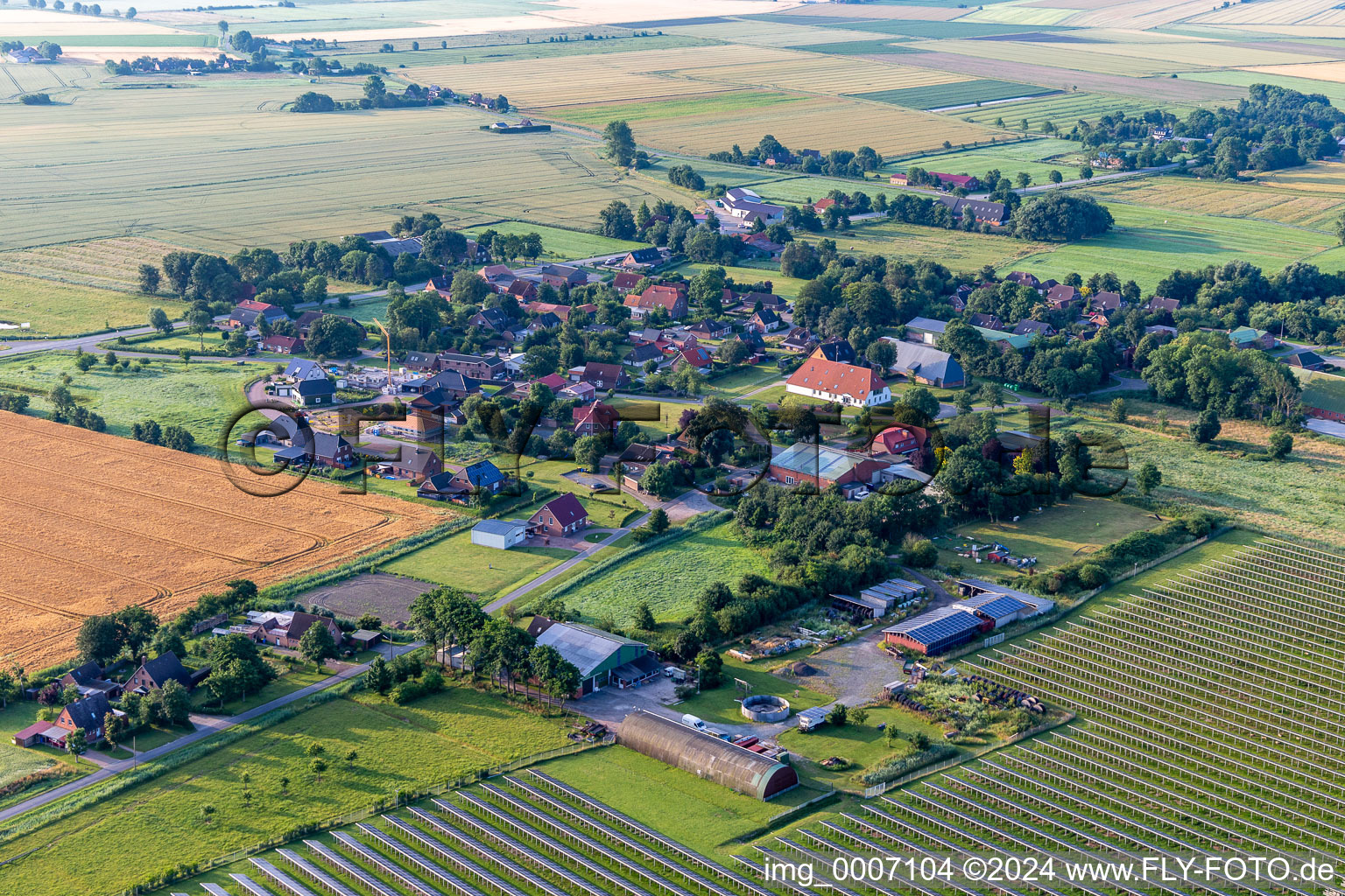 Busenwurth in the state Schleswig Holstein, Germany