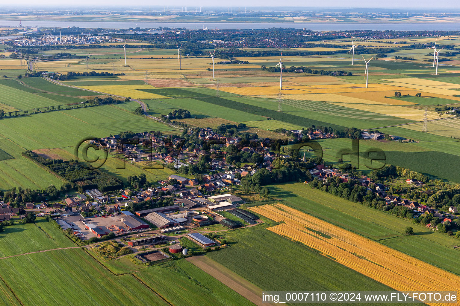 Eddelak in the state Schleswig Holstein, Germany