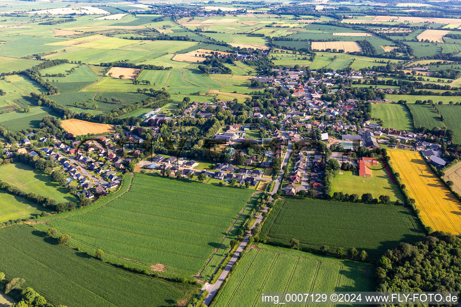 District Kleinhastedt in Süderhastedt in the state Schleswig Holstein, Germany