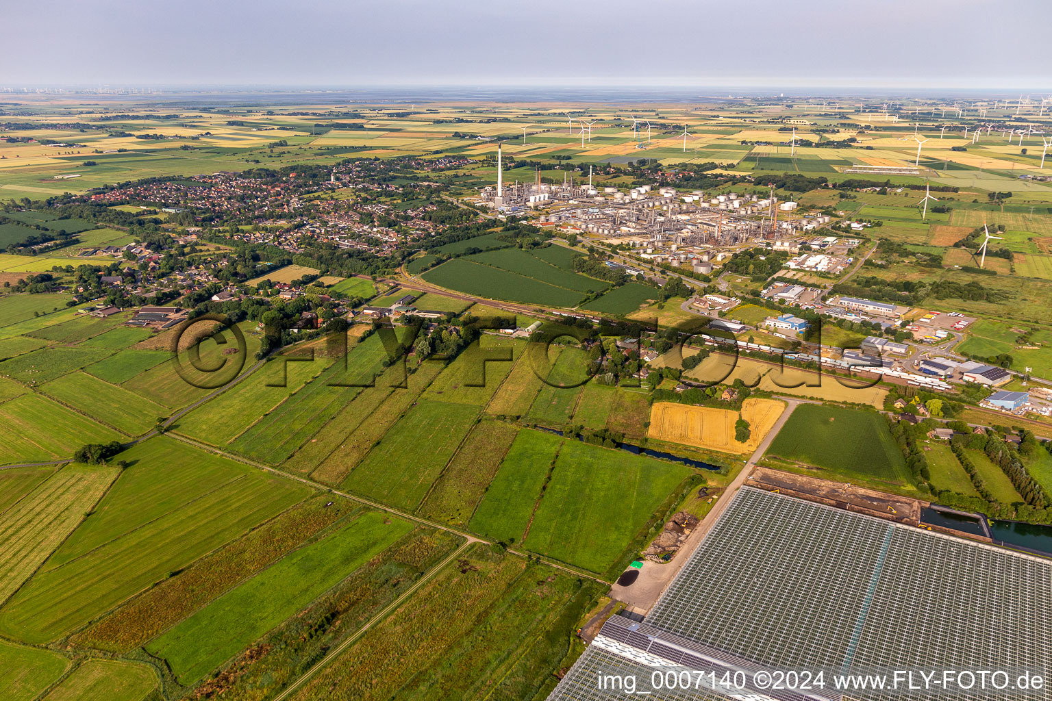 Heide Refinery in Hemmingstedt in the state Schleswig Holstein, Germany