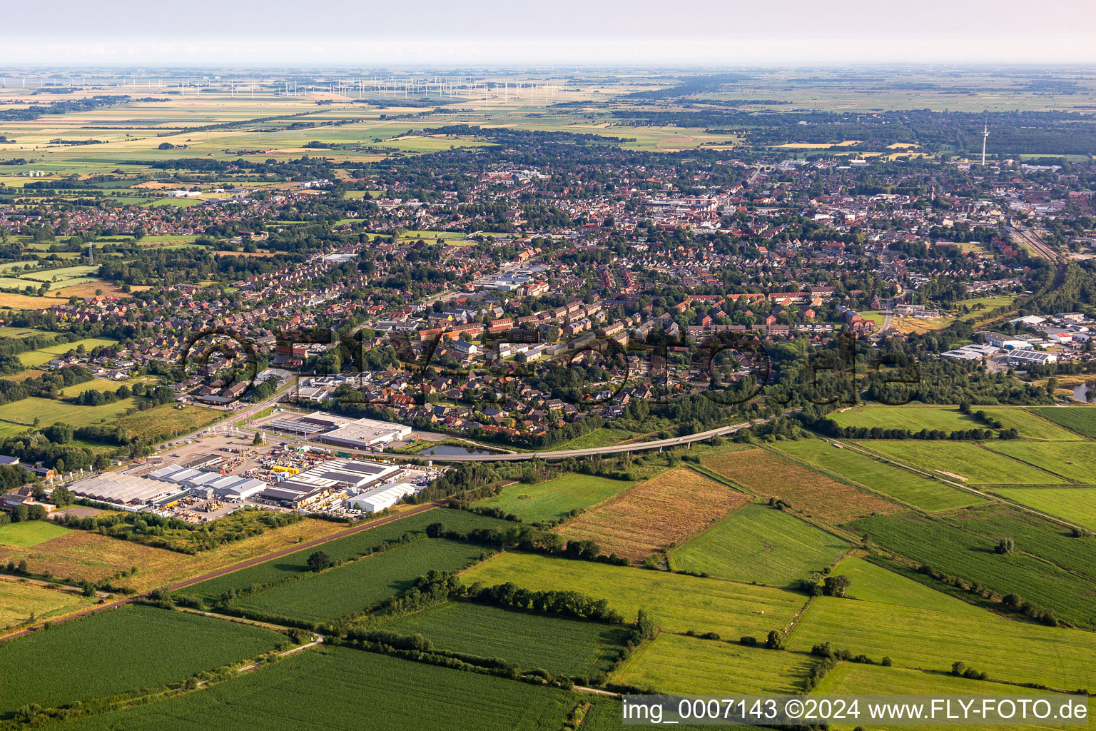 Heide in the state Schleswig Holstein, Germany