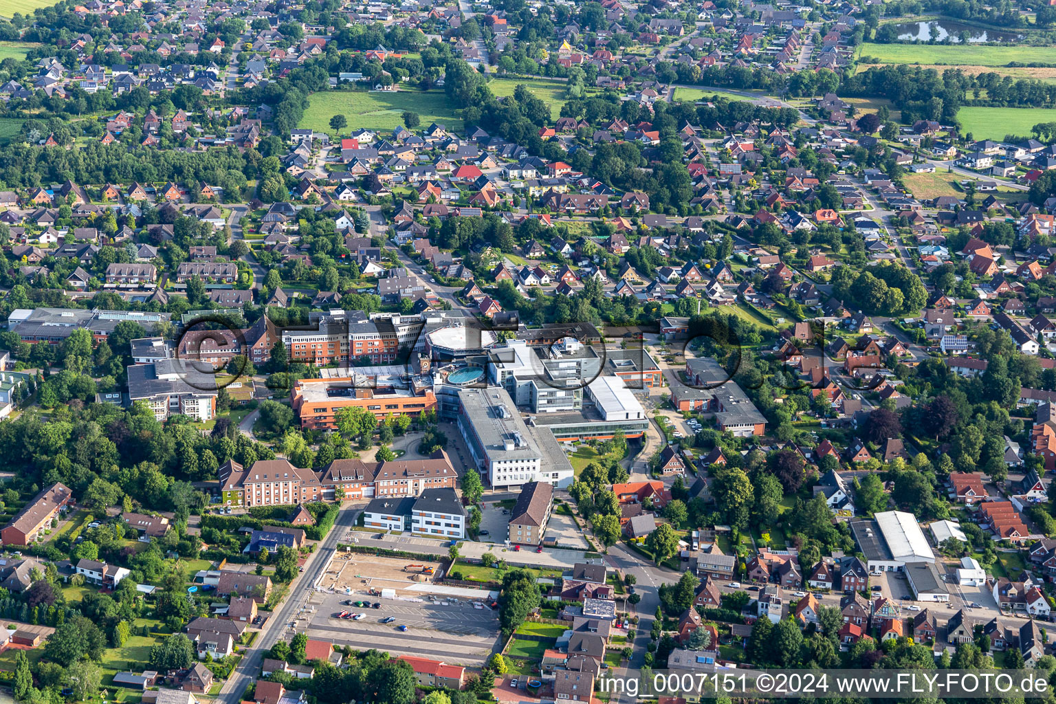 District Hospital in the district Hochfeld in Heide in the state Schleswig Holstein, Germany