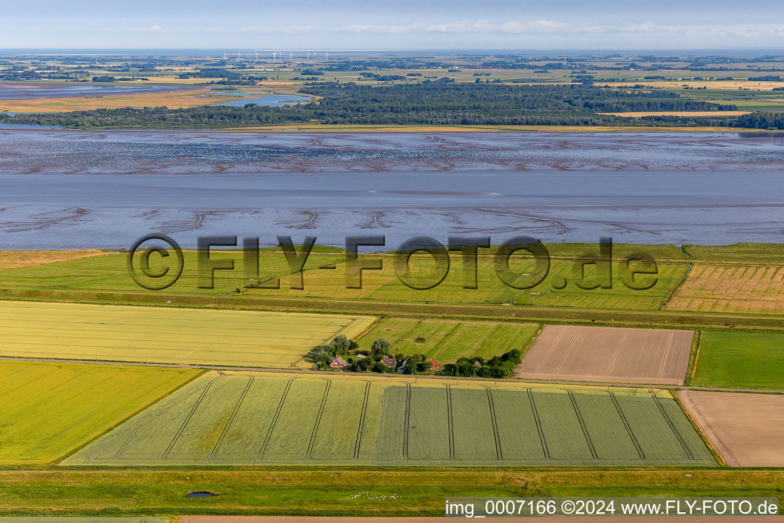 Wesselburenerkoog in the state Schleswig Holstein, Germany