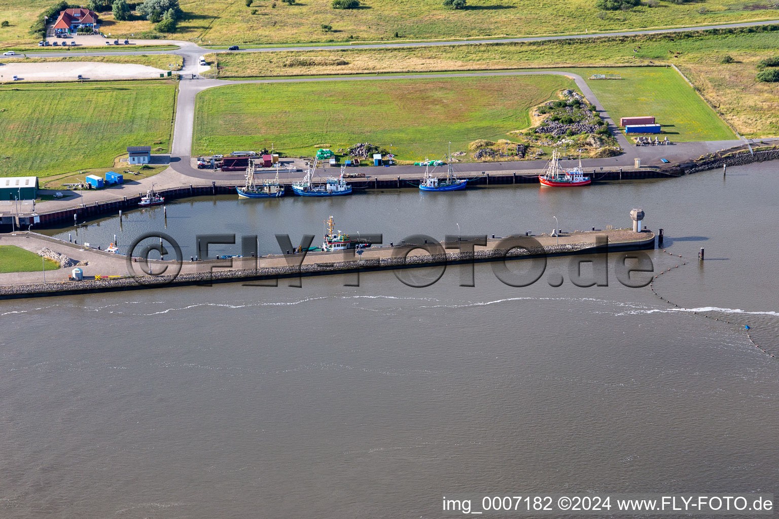 The Eider flood barrier in Toenning in the state of Schleswig-Holstein