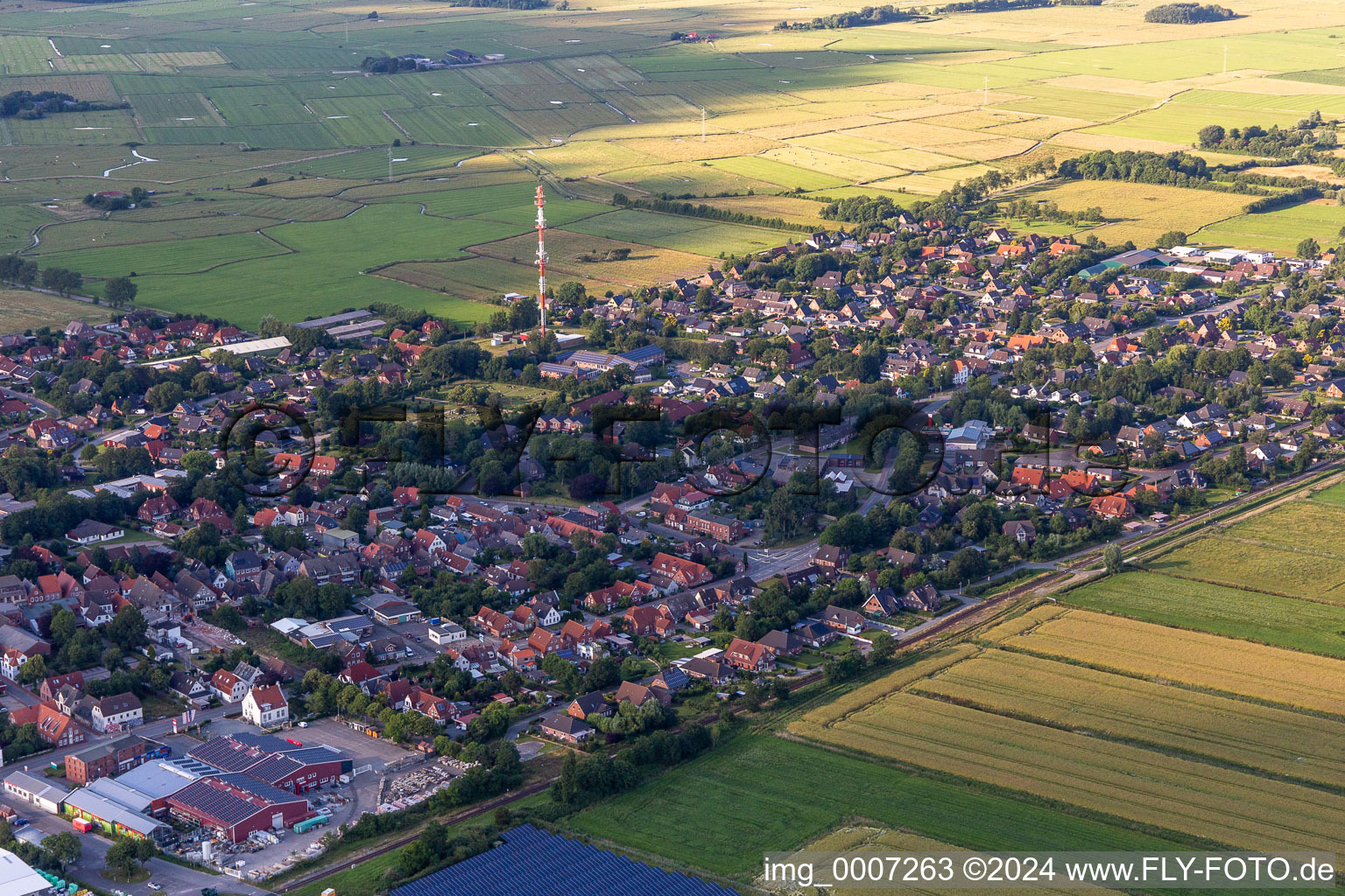 District Leegesee in Garding in the state Schleswig Holstein, Germany