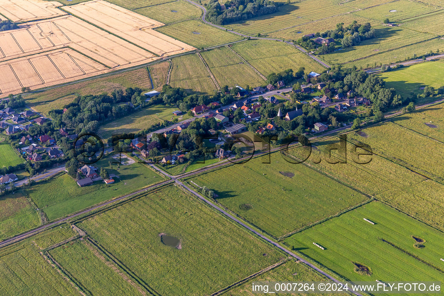 District Allersdorf in Katharinenheerd in the state Schleswig Holstein, Germany