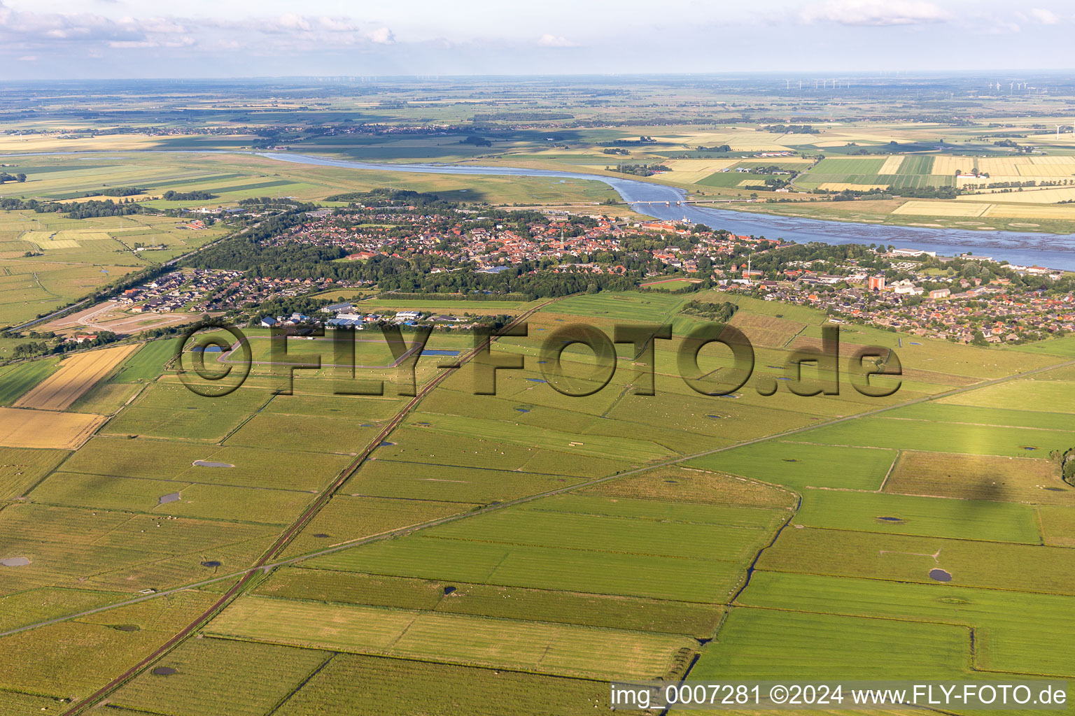 Tönning in the state Schleswig Holstein, Germany