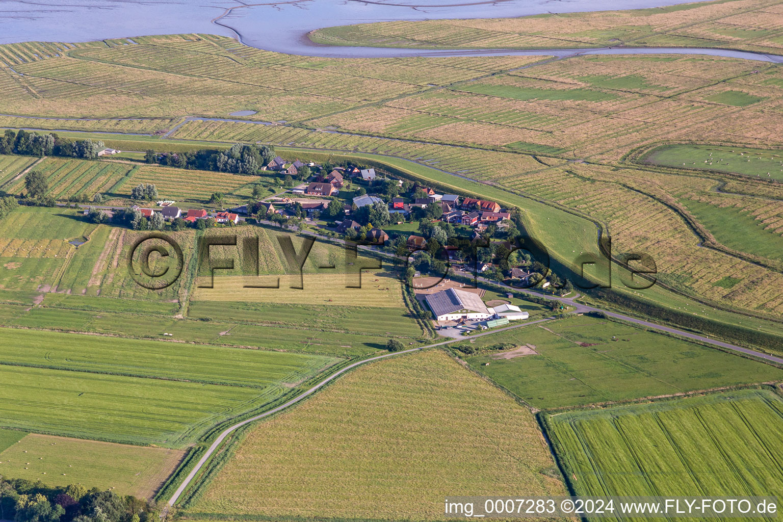 District Olversum in Tönning in the state Schleswig Holstein, Germany