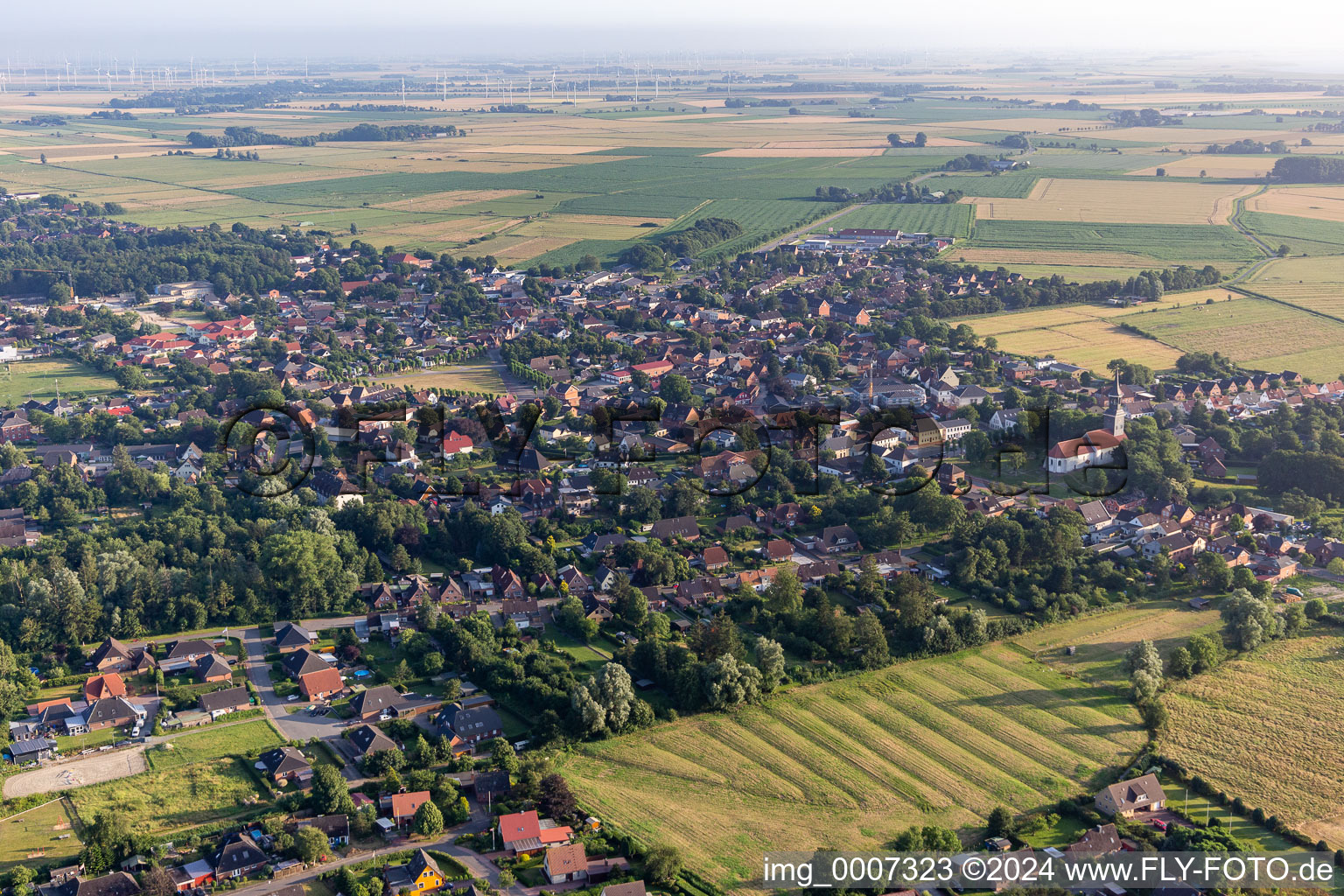 District Amt Kirchspielslandgemeinde Lunden in Lunden in the state Schleswig Holstein, Germany