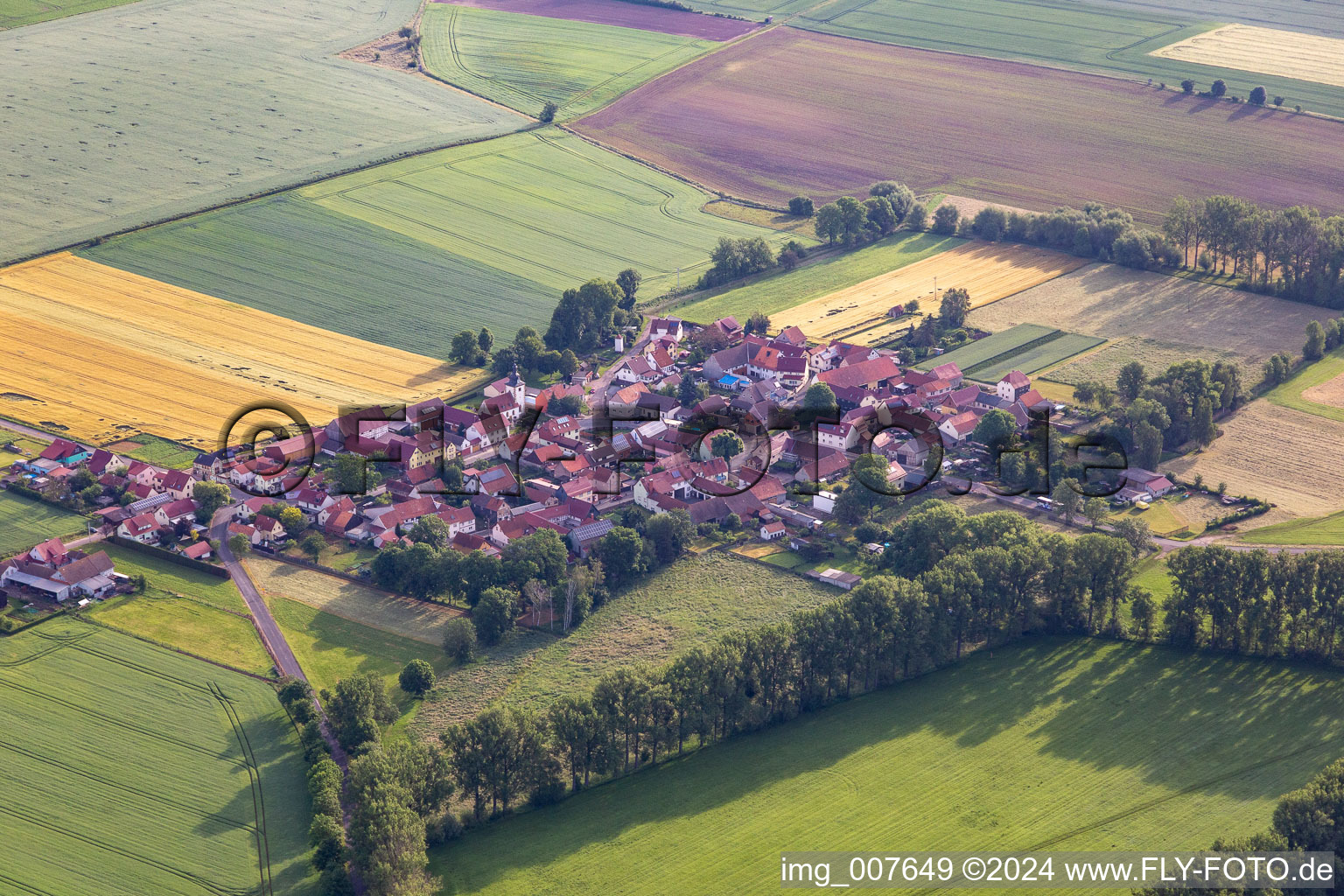 District Hausen in Nessetal in the state Thuringia, Germany