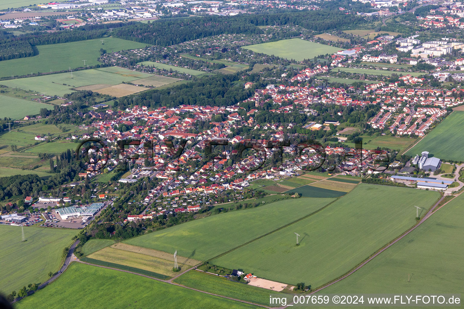 District Siebleben in Gotha in the state Thuringia, Germany