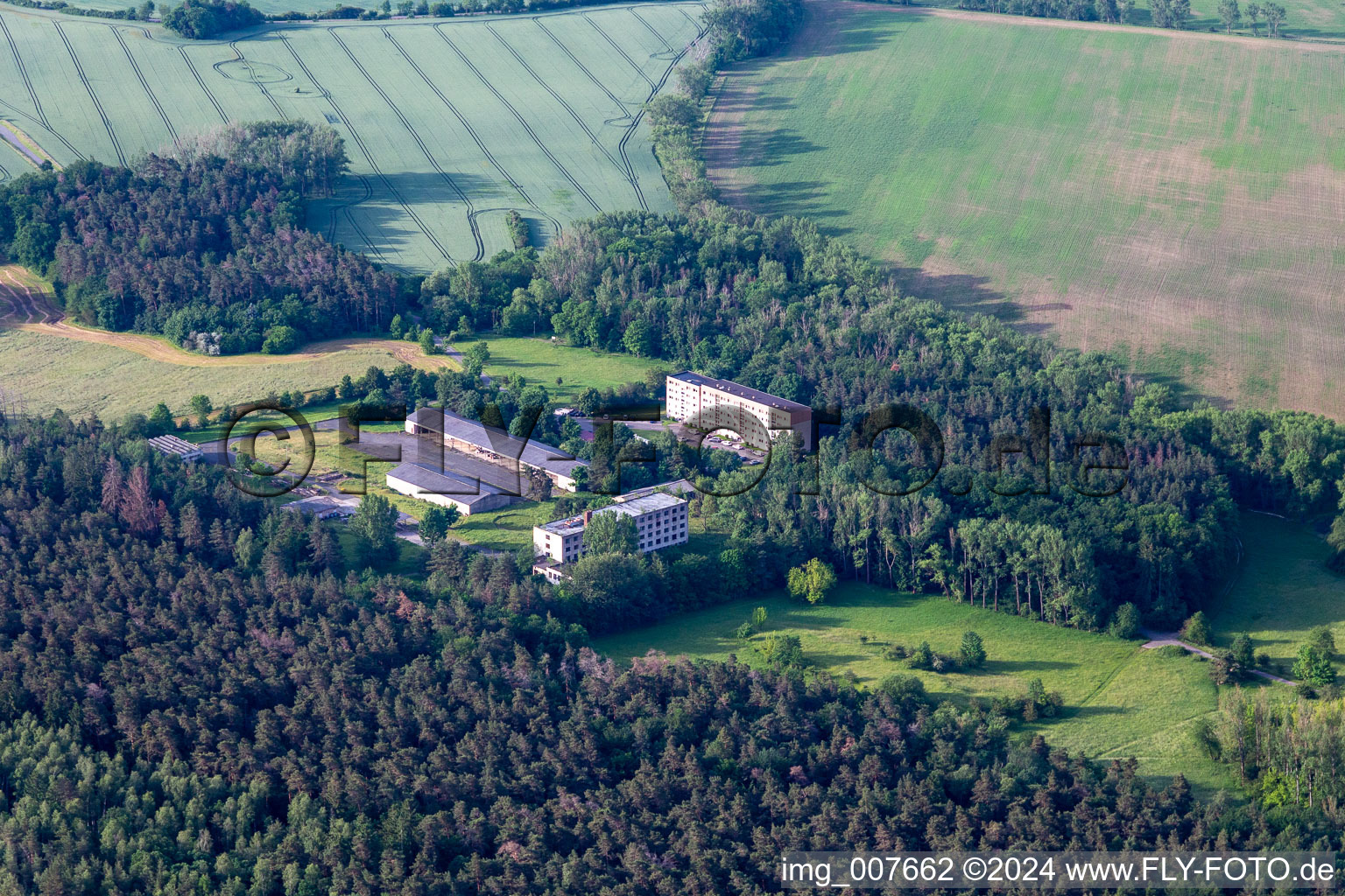 On the mountain in the district Seebergen in Drei Gleichen in the state Thuringia, Germany