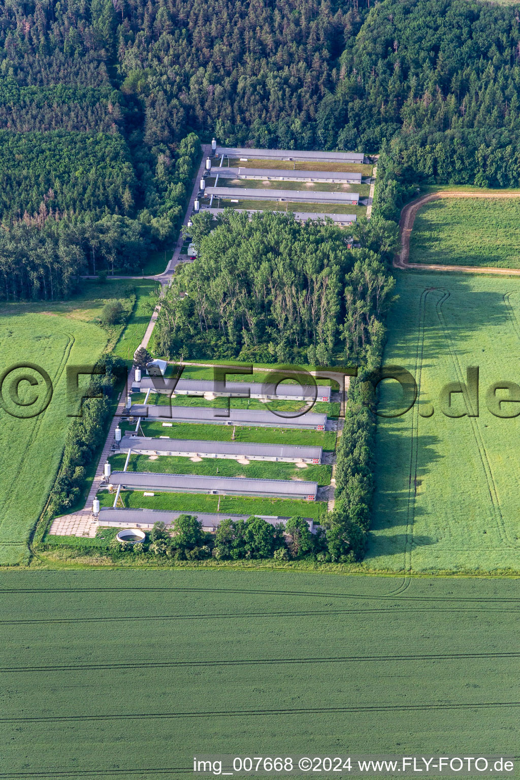 Wechmar in the state Thuringia, Germany