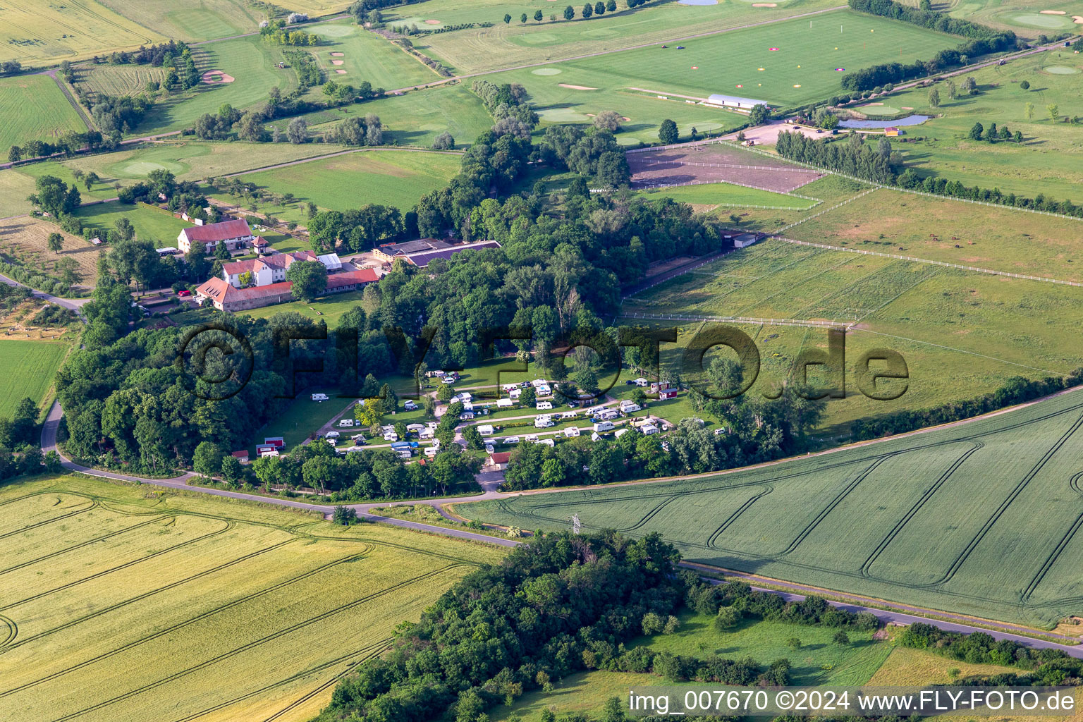 Camping Drei Gleichen in the district Mühlberg in Drei Gleichen in the state Thuringia, Germany