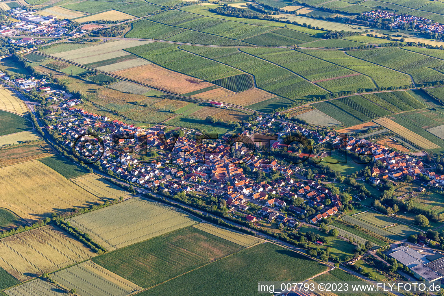 District Kapellen in Kapellen-Drusweiler in the state Rhineland-Palatinate, Germany