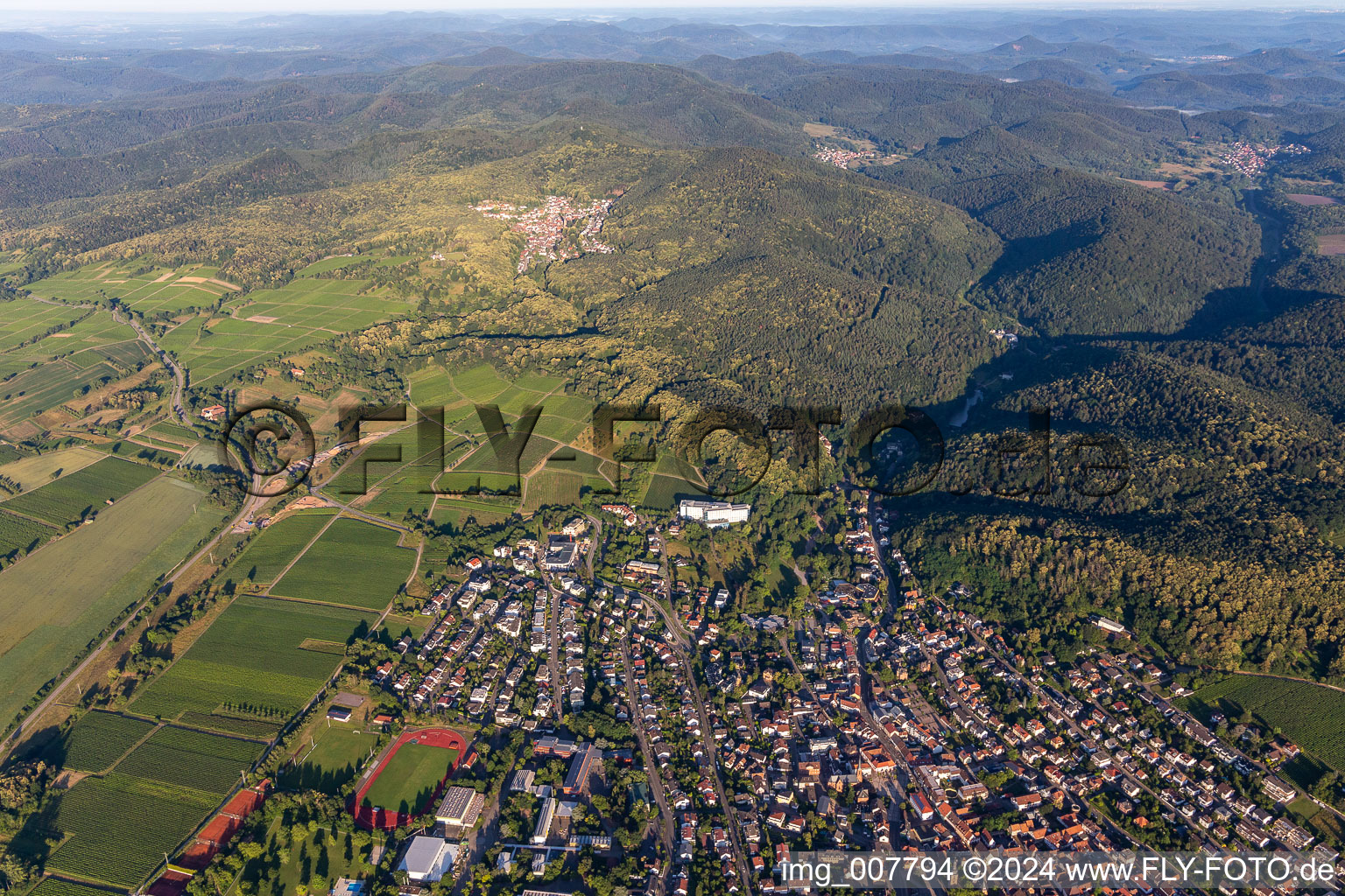 Bad Bergzabern in the state Rhineland-Palatinate, Germany