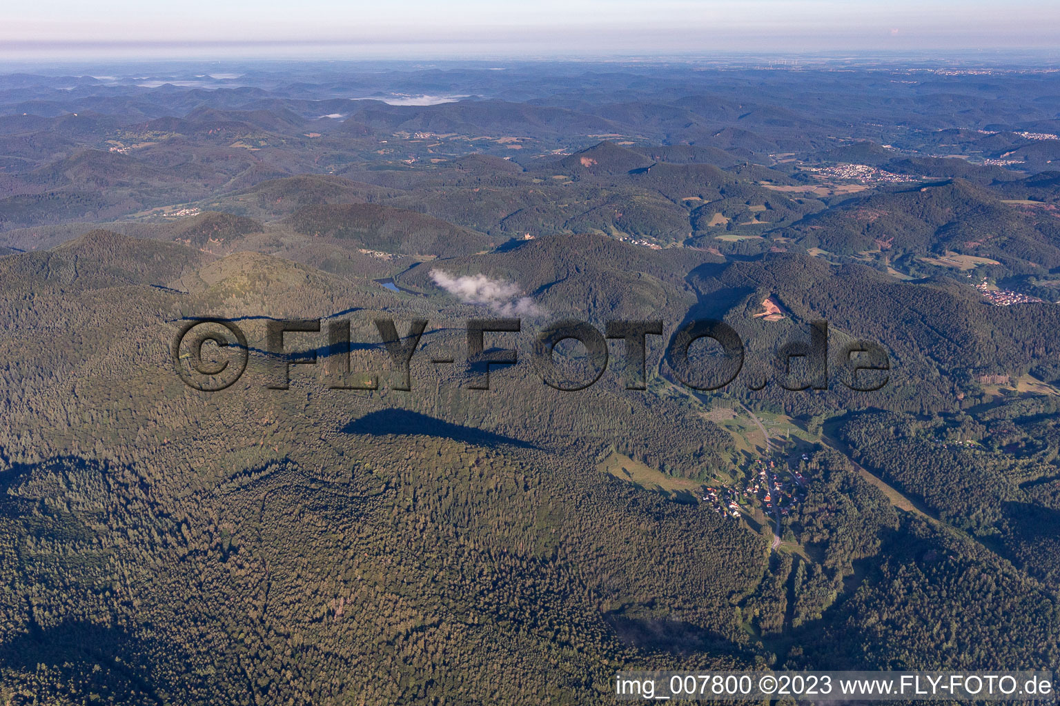 District Lauterschwan in Erlenbach bei Dahn in the state Rhineland-Palatinate, Germany