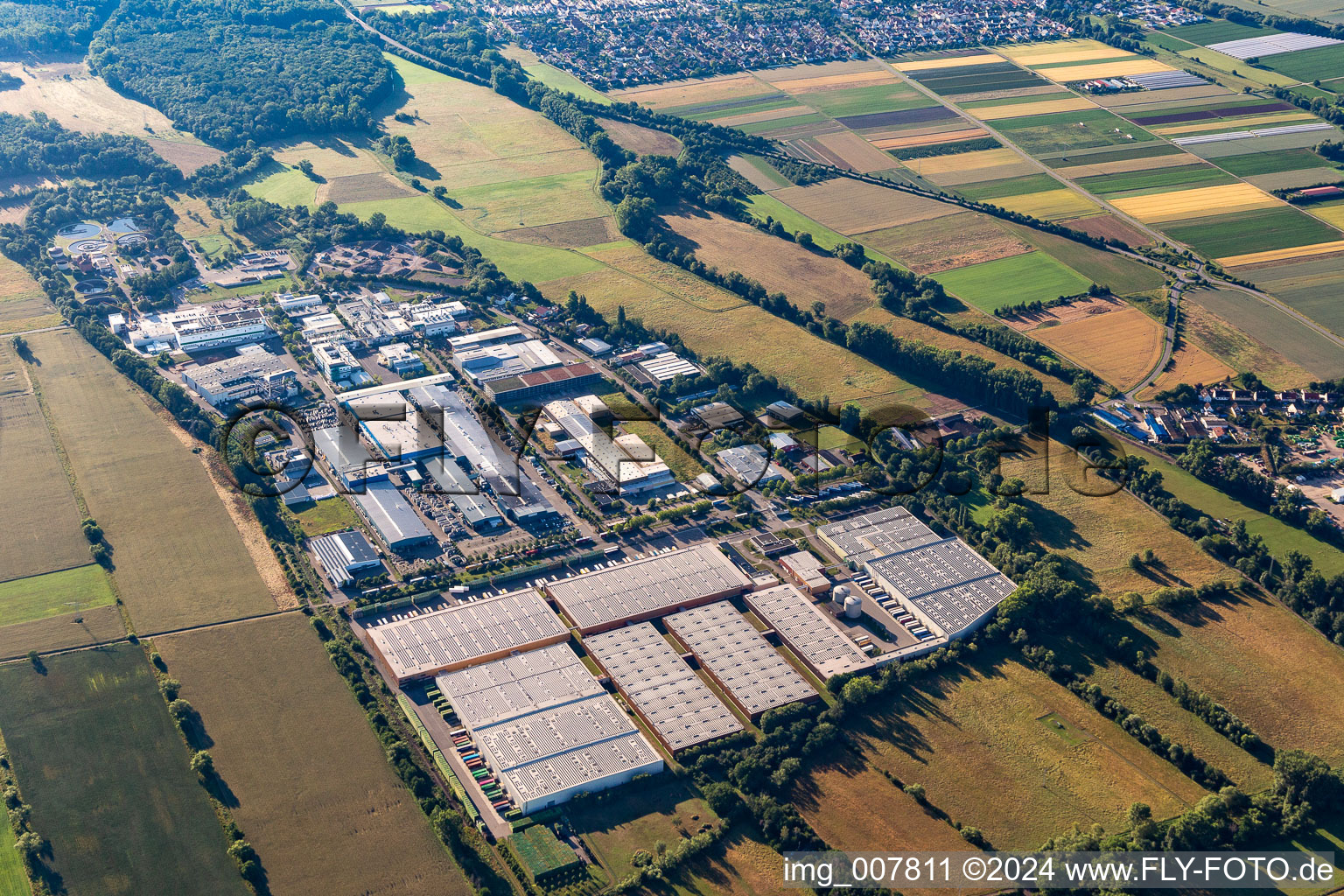 Michelin tire works in the district Mörlheim in Landau in der Pfalz in the state Rhineland-Palatinate, Germany