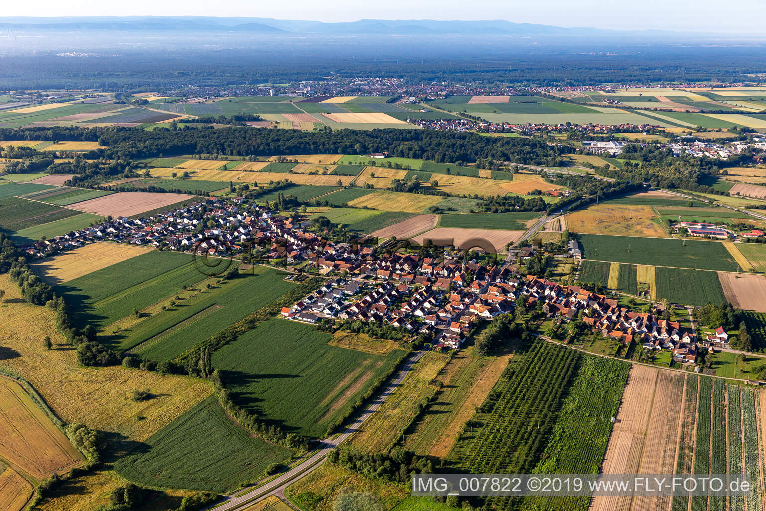 Erlenbach bei Kandel in the state Rhineland-Palatinate, Germany
