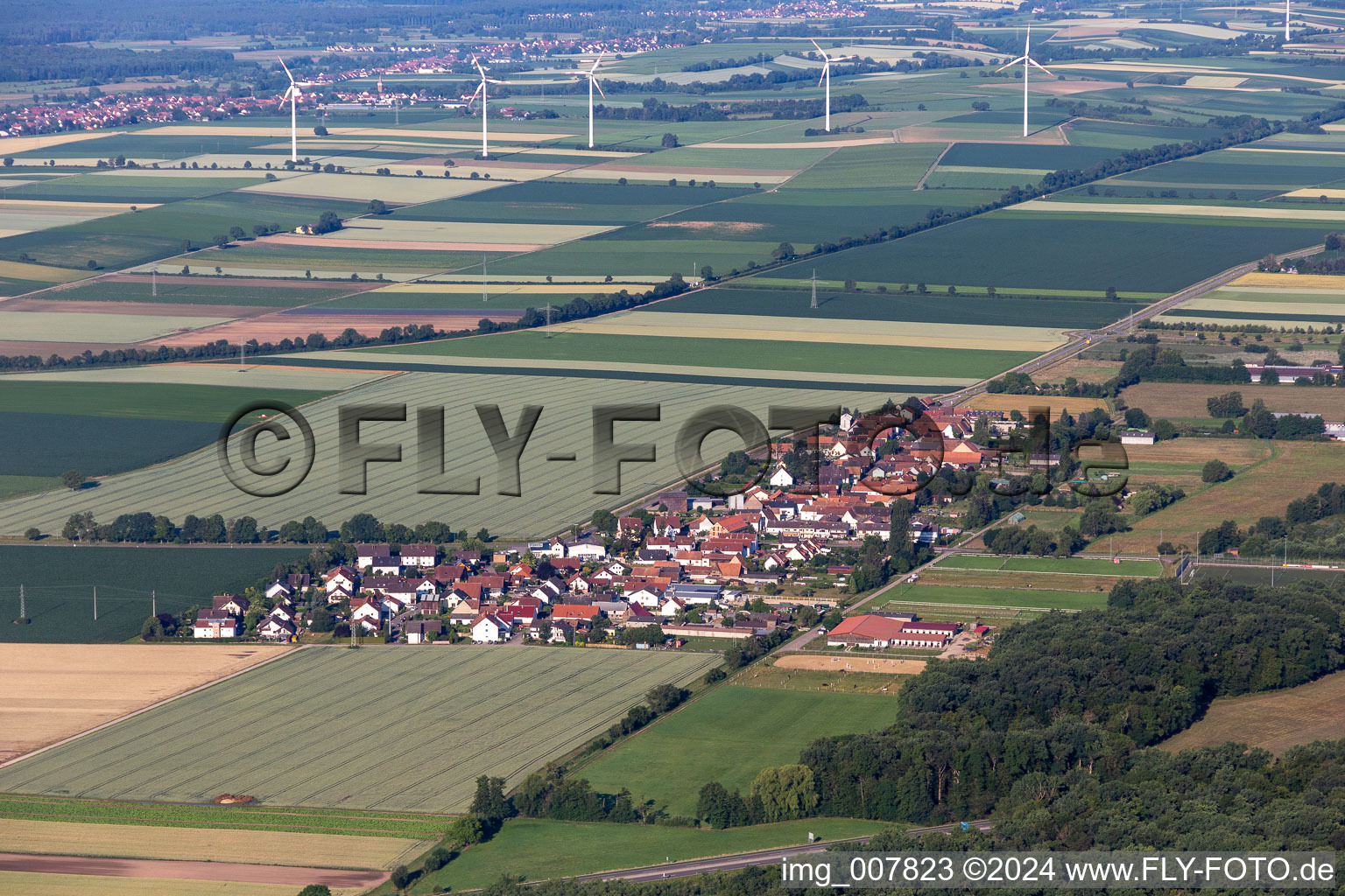 District Minderslachen in Kandel in the state Rhineland-Palatinate, Germany