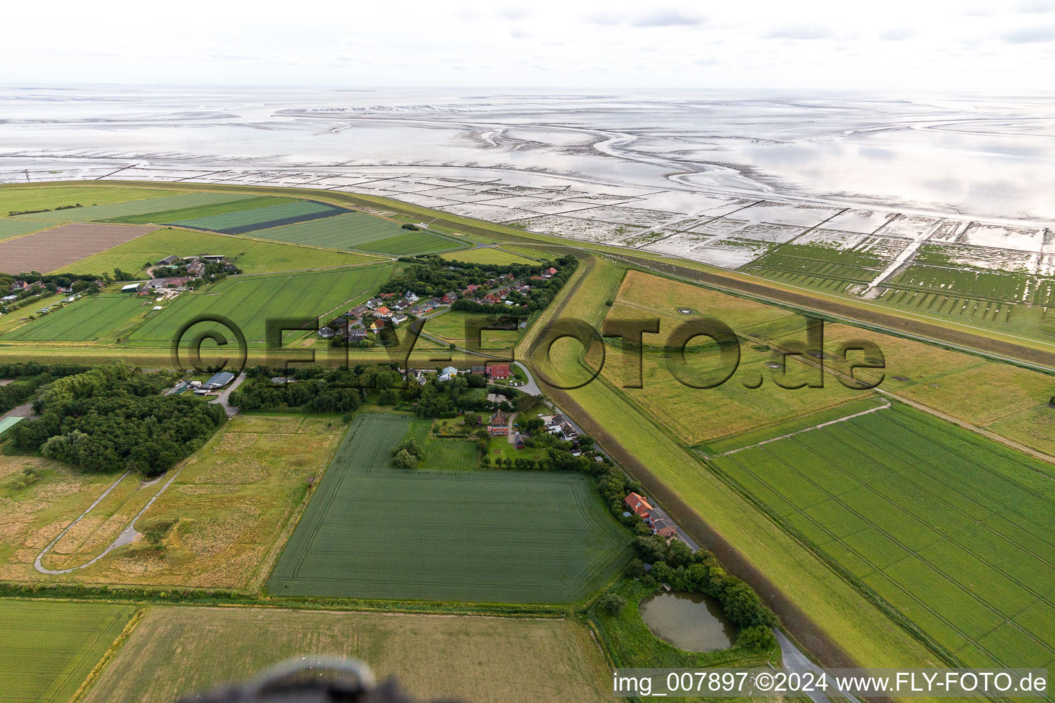 Westerkoog in the state Schleswig Holstein, Germany