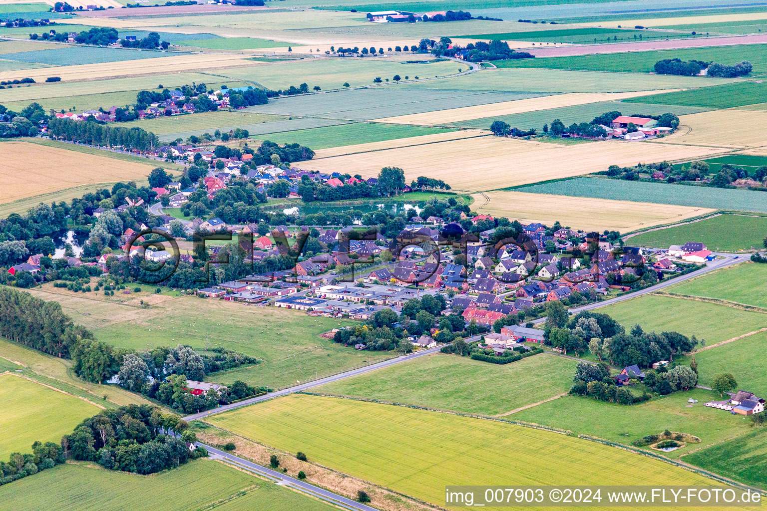 Oesterdeichstrich in the state Schleswig Holstein, Germany