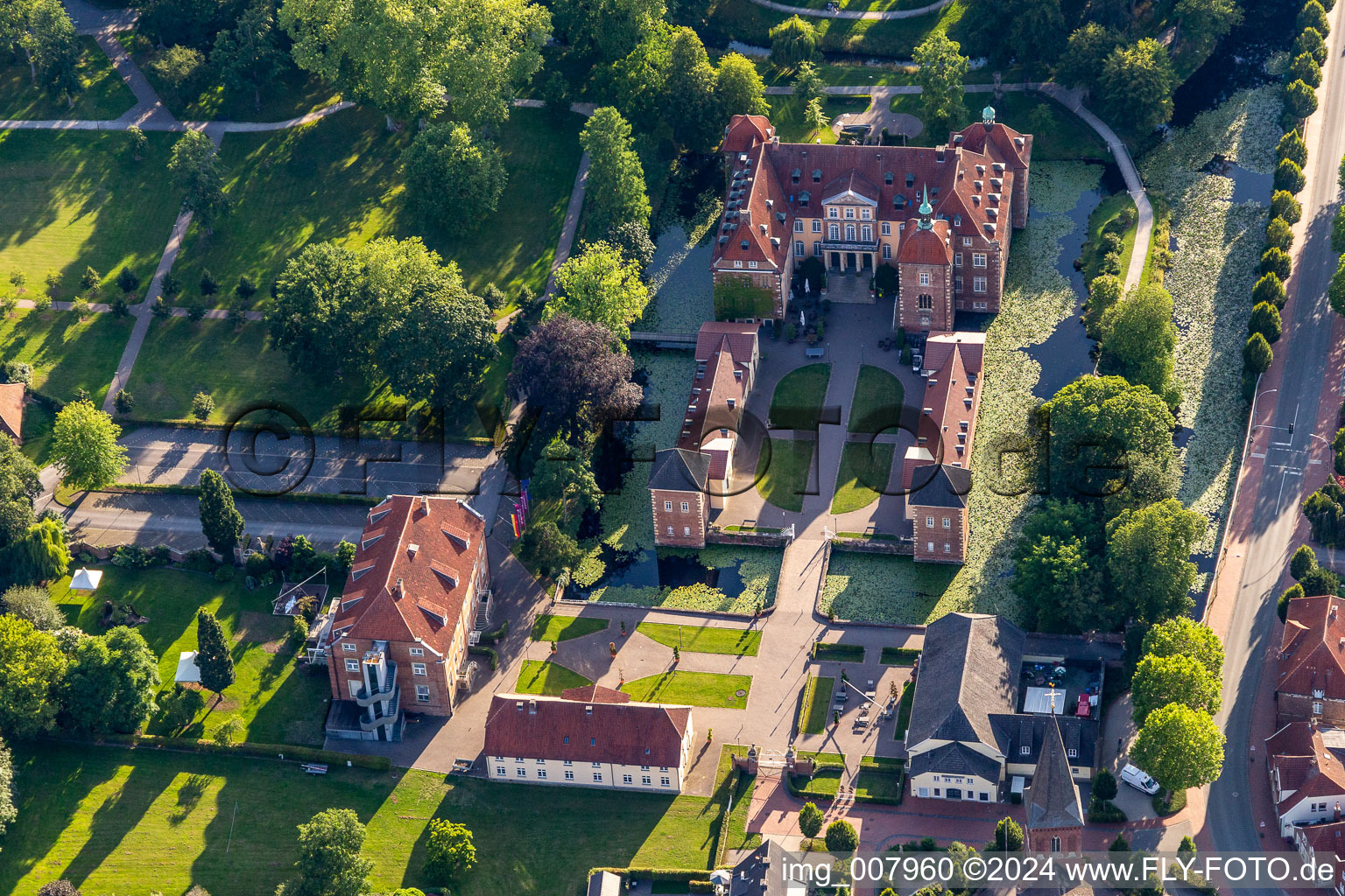 Building complex of the education and training center " Chateauform - Schloss Velen " in Velen in the state North Rhine-Westphalia, Germany