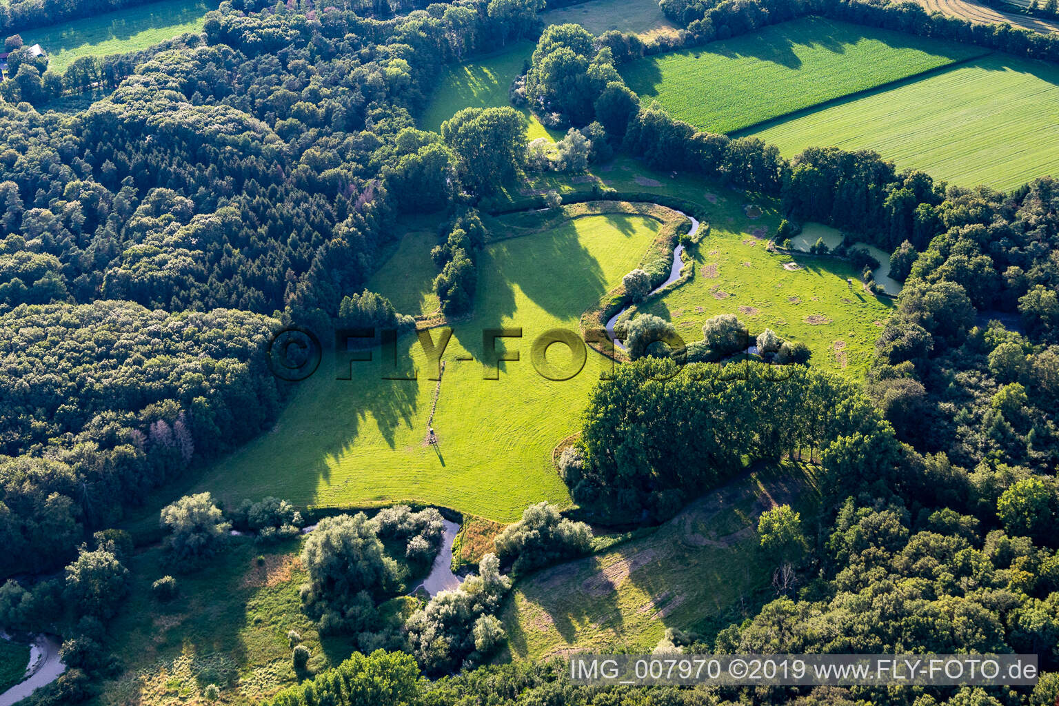 Stadtlohn in the state North Rhine-Westphalia, Germany out of the air