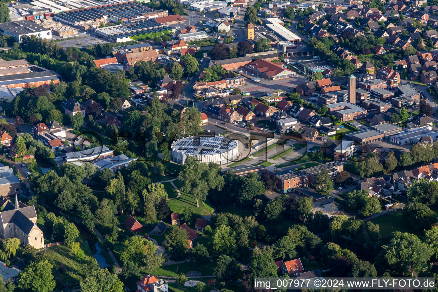 Hamland circular sports hall in Vreden in the state North Rhine-Westphalia, Germany