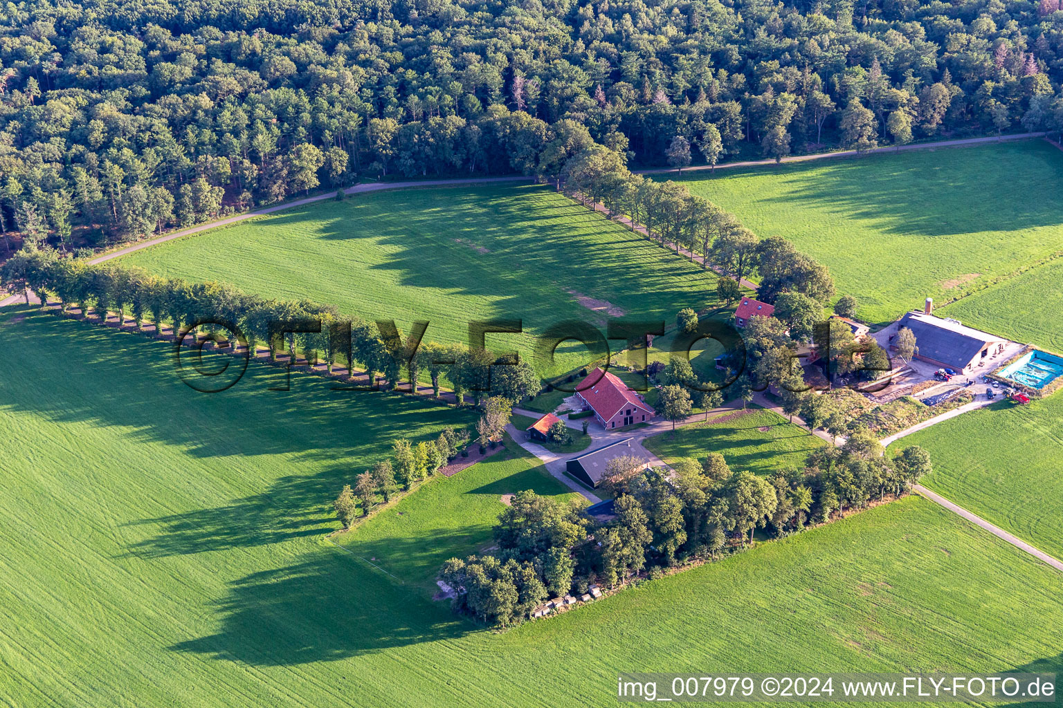 District Ratum in Winterswijk Huppel in the state Gelderland, Netherlands