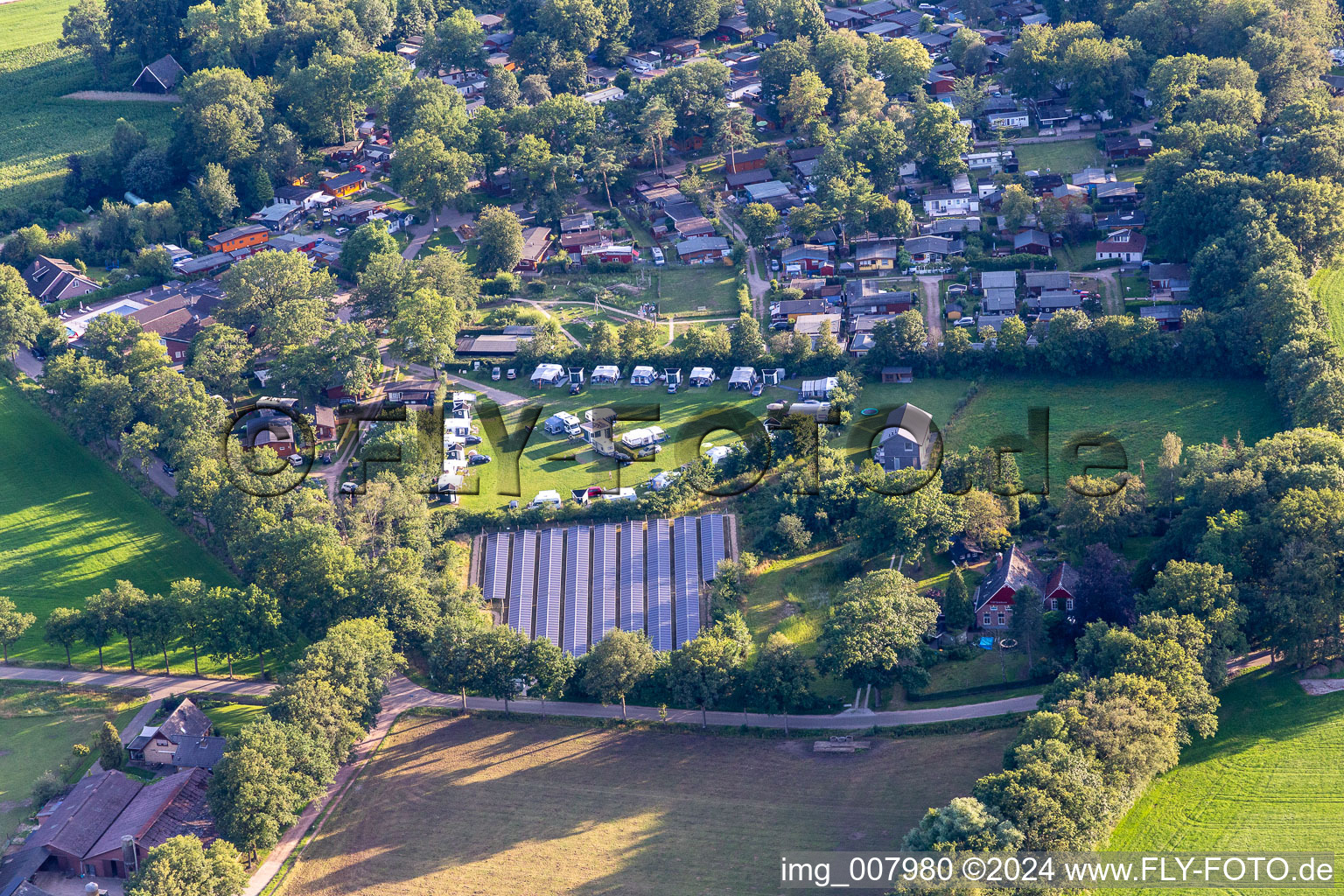 Camping 't Wieskamp in Winterswijk Henxel in the state Gelderland, Netherlands