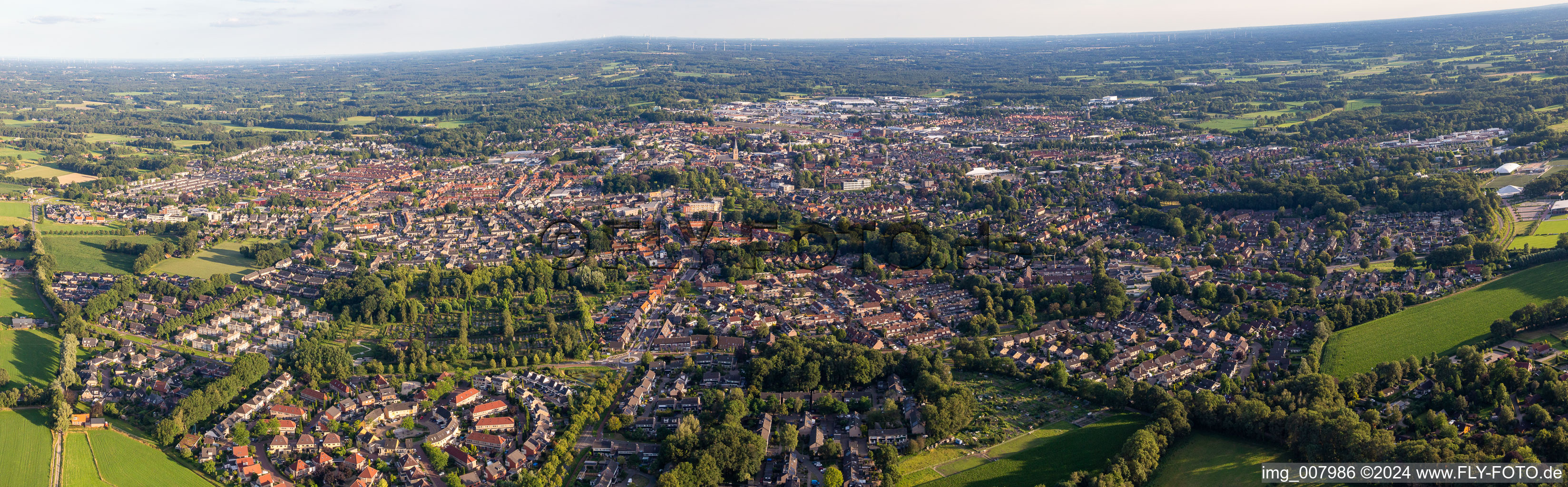 City view on down town in Winterswijk in Gelderland, Netherlands