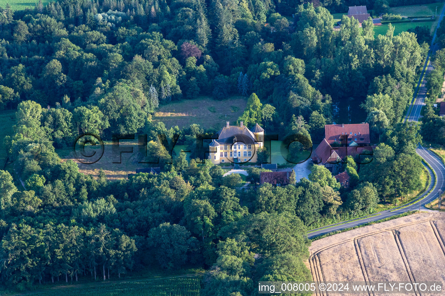 Hotel Schloss Diepenbrock in Bocholt in the state North Rhine-Westphalia, Germany