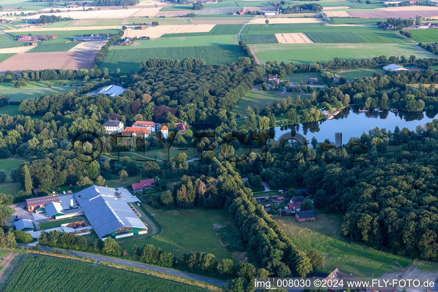 Pröbstingsee in the district Hoxfeld in Borken in the state North Rhine-Westphalia, Germany