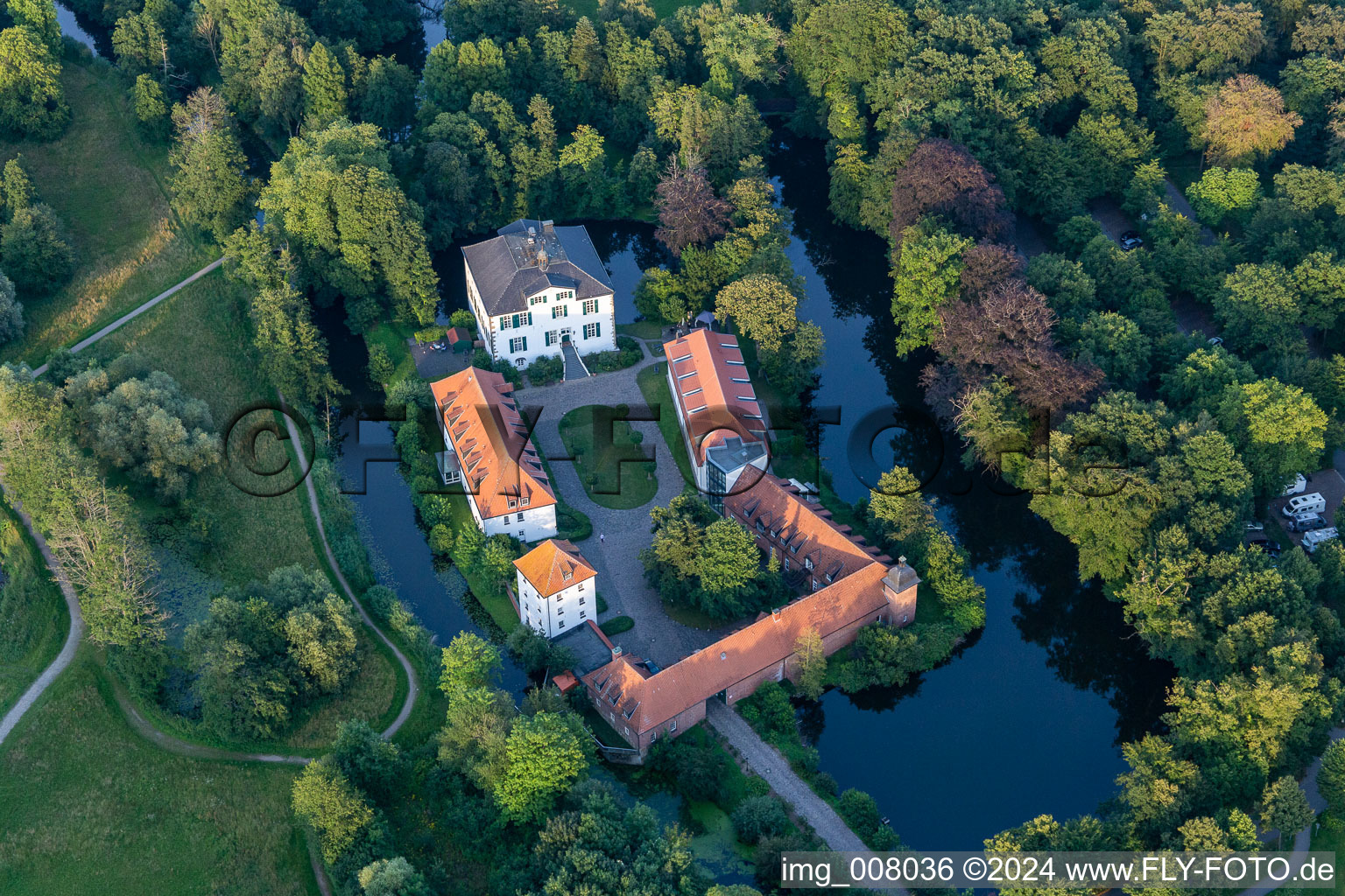 Aerial photograpy of Hoxfeld in the state North Rhine-Westphalia, Germany