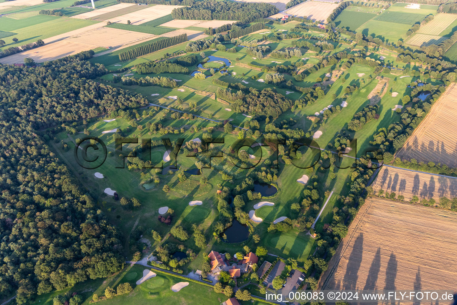 Aerial photograpy of Golf and Country Club Coesfeld eV in the district Goxel in Coesfeld in the state North Rhine-Westphalia, Germany