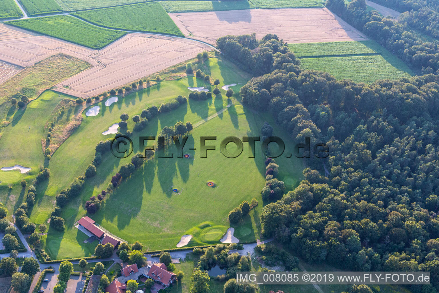 Golf and Country Club Coesfeld eV in Coesfeld in the state North Rhine-Westphalia, Germany from above