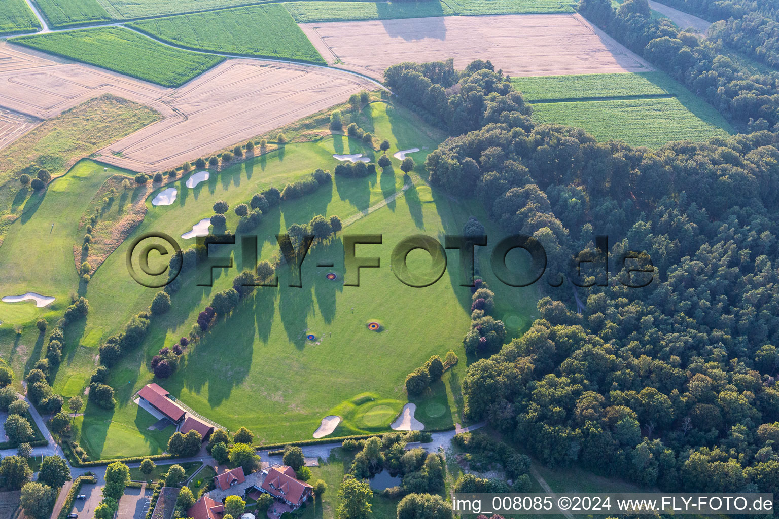 Golf and Country Club Coesfeld eV in Coesfeld in the state North Rhine-Westphalia, Germany from above