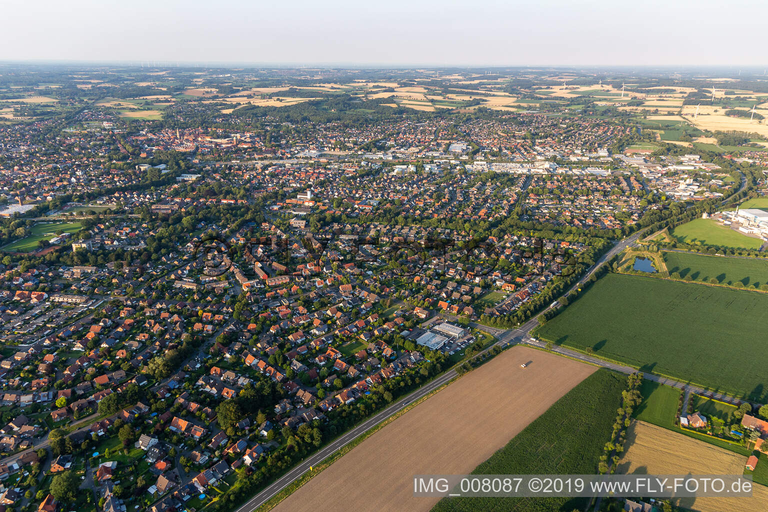 Coesfeld in the state North Rhine-Westphalia, Germany