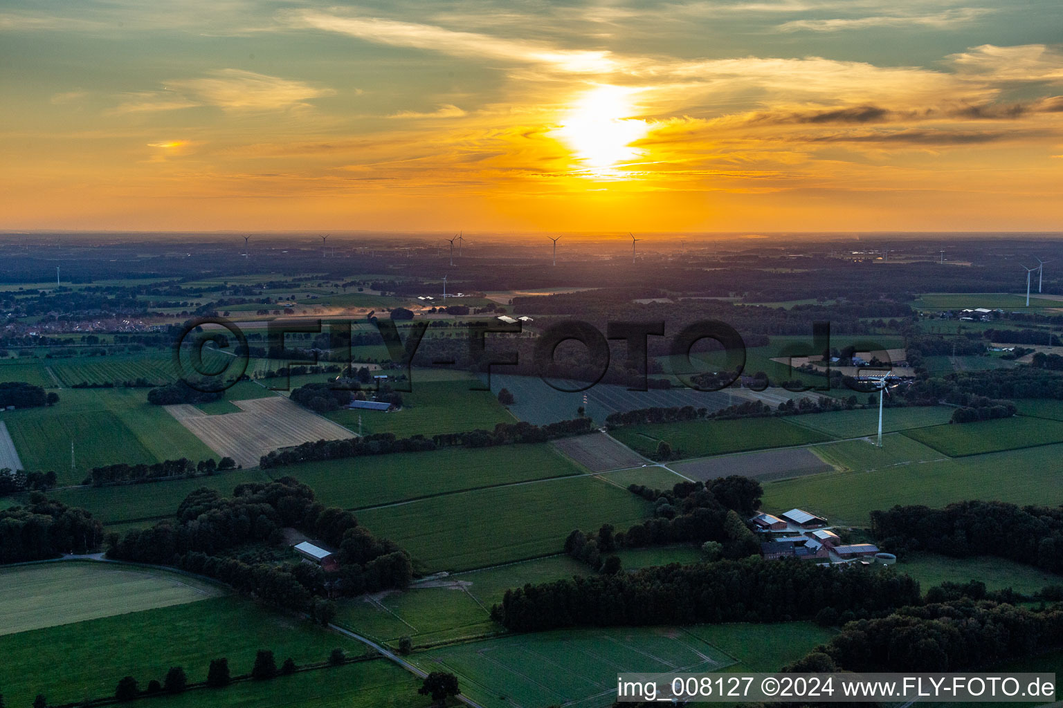 District Specking in Dorsten in the state North Rhine-Westphalia, Germany