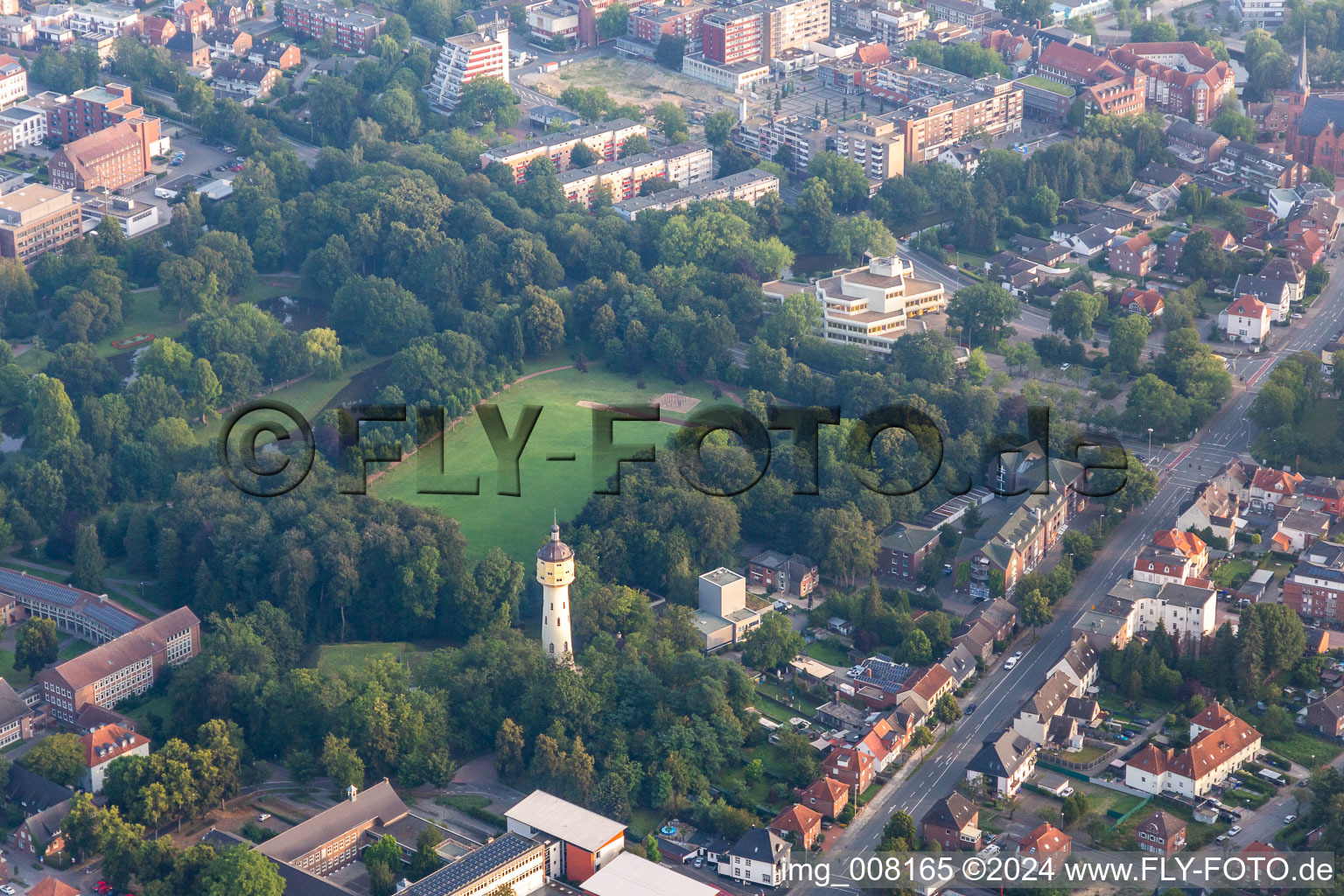 City Park in Gronau in the state North Rhine-Westphalia, Germany