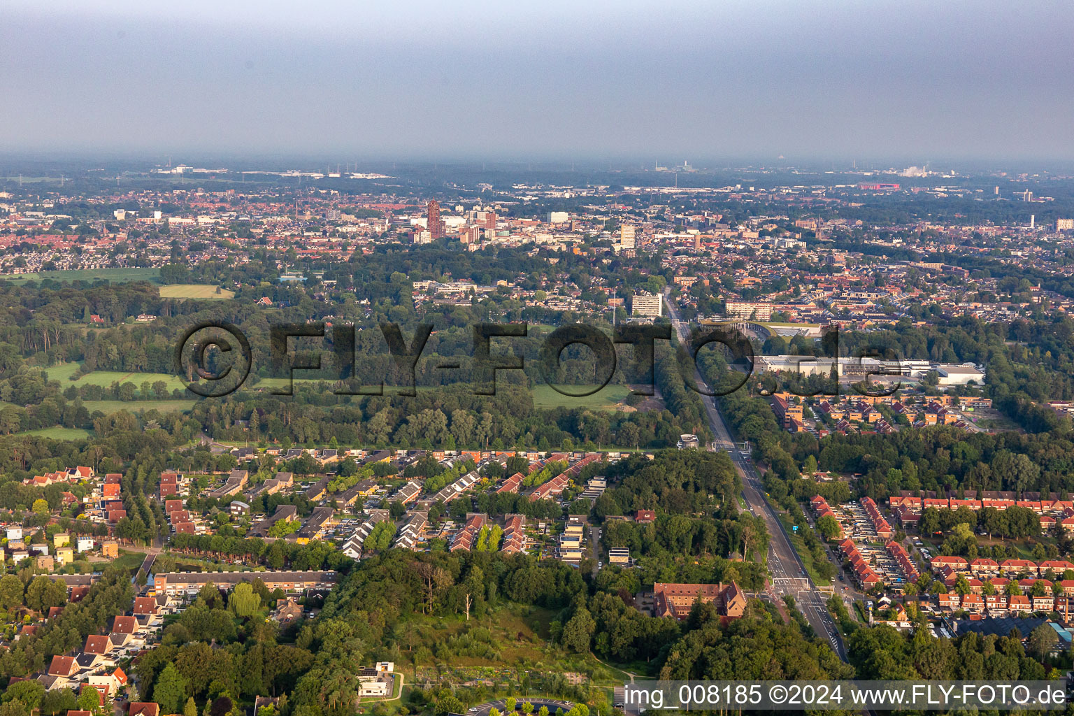 Gronaustraat in Enschede in the state Overijssel, Netherlands